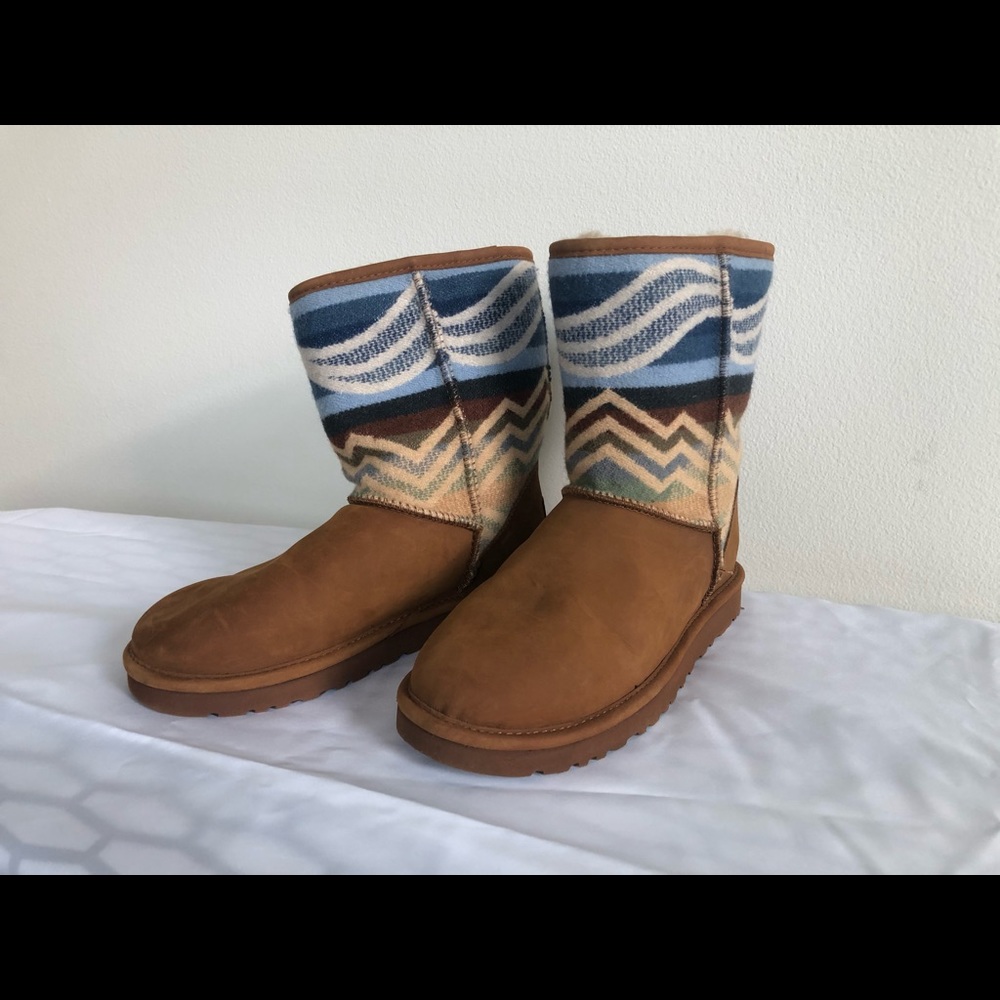 UGG x Pendleton Classic Short Boots Limited Ed!